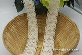 Beige lace/crochet lace trim/Cotton Lace Trim/Lace Insertion Trim/Vintage Lace Trim/lace curtain trim/Insertion  Lace by the yard/CL-02