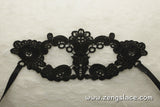 Masquerade Mask/Masks For Masquerade/Venetian Mask/Half Mask/Lace Mask/Masquerade Mask Men/Gift for her/Gift for him/LM-2-BL