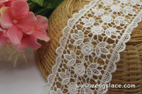 Guipure lace trim/Venise Lace Trim/Bridal Lace Trim/Wedding Dress Lace/Bridal Veil Lace/Off-White Lace Trim/Antique Lace Trim/VL-17-WH