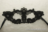 Masquerade Mask/Masks For Masquerade/Venetian Mask/Half Mask/Lace Mask/Masquerade Mask Men/Gift for her/Gift for him/LM-2-BL