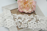 Lace Trim/Guipure Lace Trim/Antique Lace Trim/Wedding Veil Lace Trim/Bridal Lace Fabric/Guipure Lace Fabric/Vintage Lace by the yard/GL-27