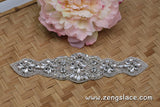 Bridal Belt/Bridal Sash/Wedding Dress Belt/Wedding Belt/Rhinestone Applique/Wedding Sash/Rhinestone Belt/Beaded Belt/RA-03