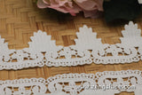 Guipure lace trim/Venise Lace Trim/Bridal Lace Trim/Wedding Dress Lace/Bridal Veil Lace/Off-White Lace Trim/Antique Lace Trim/GL-53