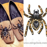 Halloween Applique/Halloween Costume/Rhinestone Applique/Shoe Clips/Shoe Applique/Spider Applique/Animal Applique/Priced for one piece/RA-12