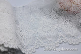 Guipure lace trim/Venise Lace Trim/Bridal Lace Trim/Wedding Dress Lace/Bridal Veil Lace/Off-White Lace Trim/Antique Lace Trim/VL-31