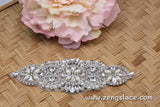 Bridal Belt/Bridal Sash/Wedding Dress Belt/Wedding Belt/Rhinestone Applique/Wedding Sash/Rhinestone Belt/Beaded Belt/RA-05