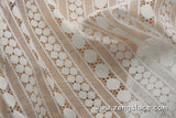 Off-White Lace Fabric/Boho Dress Fabric/Evening Dress Lace Fabric/Boho Wedding Dress/Lace Dress Fabric/French Lace Fabric by the yard/FL-11