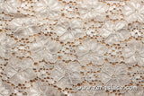 Bridal Lace Cover Up/Floral lace fabric/Unique Bridal Lace Top/Raschel Lace Dress Fabric/Lingerie Lace White/Lace by the yard/FL-12