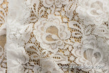 Floral lace fabric/Unique Bridal Lace Top/Bridal Jacket lace fabric/French Lingerie Lace Fabric/Raschel Lace Dress/Lace by the yard/FL-16