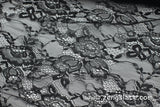 French Lingerie Lace Fabric/Floral lace fabric/black lace fabric/Lingerie Lace Fabric/Raschel Lace Dress Fabric/Lace by the yard/FL-17