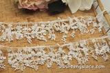 Guipure lace trim/Venise Lace Trim/Bridal Lace Trim/Wedding Dress Lace/Bridal Veil Lace/Off-White Lace Trim/Antique Lace Trim/GL-54