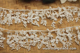 Guipure lace trim/Venise Lace Trim/Bridal Lace Trim/Wedding Dress Lace/Bridal Veil Lace/Off-White Lace Trim/Antique Lace Trim/GL-54