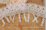 Guipure lace trim/Venise Lace Trim/Bridal Lace Trim/Wedding Dress Lace/Bridal Veil Lace/Off-White Lace Trim/Antique Lace Trim/GL-55