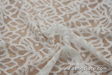 Leaf lace fabric/Unique Bridal Lace Top/Bridal Jacket lace fabric/ French Lingerie Lace Fabric/Lace Dress Fabric/Lace by the yard/FL-07