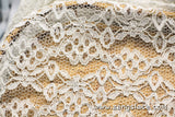 Floral lace fabric/Unique Bridal Lace Top/Raschel lace fabric/Lingerie Lace Fabric/French Lace Fabric/Lace Dress/Lace by the yard/FL-18