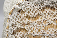 Floral lace fabric/Unique Bridal Lace Top/Raschel lace fabric/Lingerie Lace Fabric/French Lace Fabric/Lace Dress/Lace by the yard/FL-18