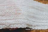 Eyelet Lace Trim/Antique Lace/Vintage Dress Lace/Boho Dress Lace/Vintage Wedding Dress/Lace Dress/Lace Fabric by the yard/EY-17