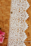 Guipure lace trim/Venise Lace Trim/Bridal Lace Trim/Wedding Dress Lace/Bridal Veil Lace/Off-White Lace Trim/Antique Lace Trim/EL-80