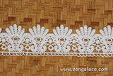 Guipure lace trim/Venise Lace Trim/Bridal Lace Trim/Wedding Dress Lace/Bridal Veil Lace/Off-White Lace Trim/Antique Lace Trim/GL-61-OW