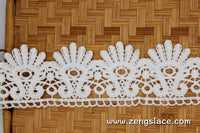 Guipure lace trim/Venise Lace Trim/Bridal Lace Trim/Wedding Dress Lace/Bridal Veil Lace/Off-White Lace Trim/Antique Lace Trim/GL-61-OW