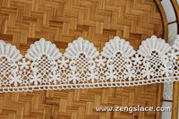 Guipure lace trim/Venise Lace Trim/Bridal Lace Trim/Wedding Dress Lace/Bridal Veil Lace/Off-White Lace Trim/Antique Lace Trim/GL-62-OW