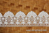 Guipure lace trim/Venise Lace Trim/Bridal Lace Trim/Wedding Dress Lace/Bridal Veil Lace/Off-White Lace Trim/Antique Lace Trim/GL-62-OW