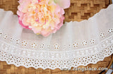 Eyelet Lace Trim/Antique Lace/Vintage Dress Lace/Boho Dress Lace/Vintage Wedding Dress/Lace Dress/Lace Fabric by the yard/EY-32