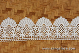 Guipure lace trim/Venise Lace Trim/Bridal Lace Trim/Wedding Dress Lace/Bridal Veil Lace/Off-White Lace Trim/Antique Lace Trim/GL-62-OW