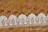 Guipure lace trim/Venise Lace Trim/Bridal Lace Trim/Wedding Dress Lace/Bridal Veil Lace/Off-White Lace Trim/Antique Lace Trim/GL-62-OW