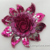 Rose Fabric flowers/Cute Patches/Wedding or DIY  Hair Bow Flowers Lace flowers/Lace Applique priced for one piece/DL-13