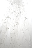 Off-White Lace Fabric Embroidered with Vine Pattern/Lace Wedding Dress/Evening Dress/Boho Wedding Dress/Boho Dress/Prom Dress/FL-66