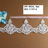 Bridal Lace Trim/Off-White Lace Trim/Off-White Alencon lace trim/Boho Wedding Dress Lace/Lace Wedding Dress/Bridal Veil Lace Trim/AL-42