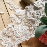 Bridal Lace Trim/Off-White Lace Trim/Off-White Alencon lace trim/Boho Wedding Dress Lace/Lace Wedding Dress/Bridal Veil Lace Trim/AL-50