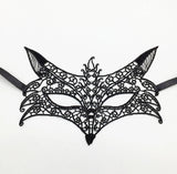 Masquerade Mask/Masks For Masquerade/Venetian Mask/Half Mask/Lace Mask/Masquerade Mask Men/Gift for her/Gift for him/LM-5-BL