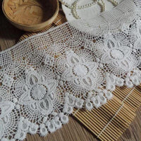 Guipure lace trim/Venise Lace Trim/Bridal Lace Trim/Wedding Dress Lace/Bridal Veil Lace/Off-White Lace Trim/Antique Lace Trim/VL-31