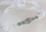 Bridal Belt/Bridal Sash/Wedding Dress Belt/Wedding Belt/Rhinestone Applique/Wedding Sash/Rhinestone Belt/Beaded Belt/RA-03