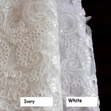 Alencon lace trim/Lace Wedding Dress Lace Fabric/Boho Wedding Dress/Prom Dress/Boho Dress/Bridal Veil Lace/Sequin Lace Trim/Zengslace/AL-33