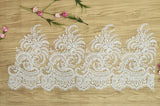 Bridal Lace Trim/Off-White Lace Trim/Off-White Alencon lace trim/Boho Wedding Dress Lace/Lace Wedding Dress/Bridal Veil Lace Trim/AL-51