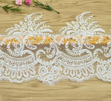 Bridal Lace Trim/Off-White Lace Trim/Off-White Alencon lace trim/Boho Wedding Dress Lace/Lace Wedding Dress/Bridal Veil Lace Trim/AL-51