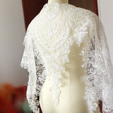 Bridal Lace Trim/Off-White Lace Trim/Off-White Alencon lace trim/Boho Wedding Dress Lace/Lace Wedding Dress/Bridal Veil Lace Trim/AL-21