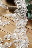 Bridal Lace Trim/Off-White Lace Trim/Off-White Alencon lace trim/Boho Wedding Dress Lace/Lace Wedding Dress/Bridal Veil Lace Trim/AL-50