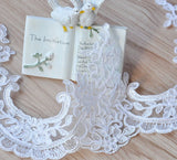 Bridal Lace Trim/Off-White Lace Trim/Off-White Alencon lace trim/Boho Wedding Dress Lace/Lace Wedding Dress/Bridal Veil Lace Trim/AL-63