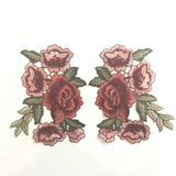 Red Rose Lace Flower Applique/Cute Patches/Grad Gowns, Garments, Costume Design/LA-65