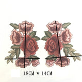 Red Rose Lace Flower Applique/Cute Patches/Grad Gowns, Garments, Costume Design/LA-65