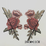 Red Rose Lace Flower Applique/Cute Patches/Grad Gowns, Garments, Costume Design/LA-65