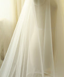 White Tulle Fabric/Soft Tulle/Wedding Dress Veil Fabric/Bridal Veil Fabric/Wedding Veil Fabric By the Yard/FL-214